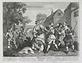 Hudibras Vanquish'd by Trulla Plate 5 by William Hogarth