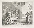 The Invasion England Original Engraving and Etching by the British artist William Hogarth