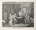 Marriage a La Mode Plate 3 The depraved entertainments of Squanderfield's life by William Hogarth and Bernard Baron