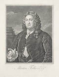 Martin Folkes Esqr Original Etching and Engraving by the British Satirical Artist William Hogarth