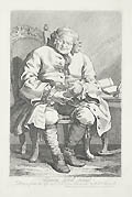 Simon Lord Lovat Original Etching by the British Satirical Artist William Hogarth