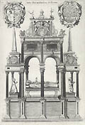 Tomb of Sir William Herbert Original Etching by the Czech British artist Wenzel Hollar also listed as Wenceslaus Hollar