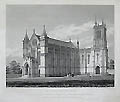 Theale Church near Reading in Berkshire engraved by George Hollis and designed by John Chessel Buckler