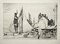 Massachusetts Harbor Scene by Earl Horter