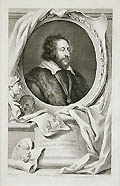 Thomas Howard Earl of Arundel Original engraving by the Dutch artist Jacobus Houbraken designed by Peter Paul Rubens