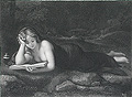 The Reading Magdalene Original Engraving by William Humphrys