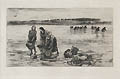 The Mussel Gatherers Original Etching by Colin Hunter