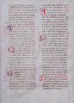Illuminated Breviary Leaf Italy c. 1480