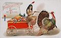 All Thanksgiving Bounty Be Thine Original Chromolithograph by the American publisher John Winsch