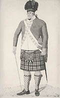 Samuel McDonald of The Sutherland Fencibles Original Etching by the Scottish artist John Kay
