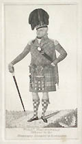 William Macdonald Officer to The Highland Society of Scotland Original Etching by the Scottish artist John Kay