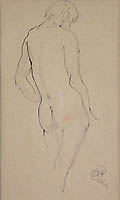 Figure Study by Henry George Keller