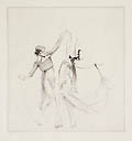 Gavotte Pavlowa Original Etching and Drypoint by the American artist Troy Kinney