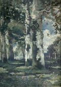 Birch Trees by Frank Le Brun Kirkpatrick