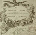 18th Century Map of the Empire of Germany Original Engraving by Thomas Kitchin