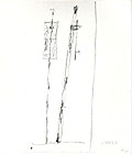 No 7 Untitled Composition 1971 Original Lithograph by Kan Kotik