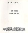 Jan Kotik frontis page