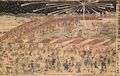 Fireworks at Ryogoku Bridge Original Woodcut by the Japanese artist Kunimaru