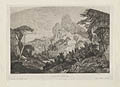 Vue de Grece View of Greece Original Etching by the French artist Maxime Lalanne published in the Gazette des Beaux Arts