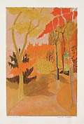 Untitled Autumn Road by Georges Lambert