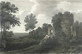 Villa Adriana Original Engraving by John Landseer designed by John Smith