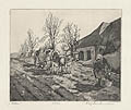 Ackern or Ploughing by Wilhelm Landsmann - Willy Landsmann