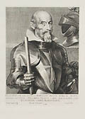 Fra Lelio Blancatcio Original engraving by Nicolaes Lauwers designed by Anthony Van Dyck