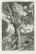 La Legende du Bonhomme Misere The Miserable Legend of the Good Man The Legend of the Poor Old Man Original Etching by the British artist Alphonse Legros