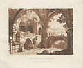 Arches In His Majesty's Collection Architectural View of a Capriccio from the Forum of Augustus in Rome by the British artist Frederick Christian Lewis designed by Canaletto Giovanni Antonio Canal published by John Chamberlaine for the Original Designs of the Most Celebrated Masters of the Bolognese Roman Florentine and Venetian Schools