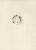 Augusta Fane Countess of Lonsdale Original Etching by Frederick Christian Lewis F. C. Lewis designed by Sir Thomas Lawrence