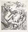 The Fall of The Rebel Angels Original Etching by Charles Wheeler Locke