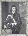 Henry The Earl of Arundel Original Engraving by Pierre Lombart designed by Anthony Van Dyke
