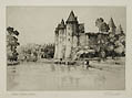 Chateau de Josselin Brittany by Frederick Marriott