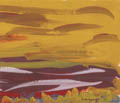 Autumn Landscape Original Gouache by Charlie McKenzie