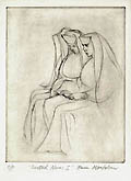 Seated Nuns by Haim Mendelson