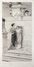 Courtship in Ancient Times by Gustave Mercier