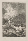 Leukothea Appears to Odysseus by Hans Meyer designed by Friedrich Preller