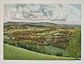 The Wye Valley from Dastone Hill by Frances St. Clair Miller
