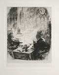A Young Republican Original etching by the American artist John Ames Mitchell