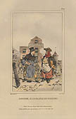 Butcher and Fish Merchant by Henry Monnier