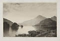 Lake George Original Etching by the American artist Thomas Moran designed by John Frederick Kensett