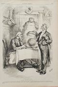 An Open Question Still Uncke Sam The 1877 Halifax Fisheries Commission United States Britain and Canada Fishing Negotiations Original Wood Engraving designed by the American artist Thomas Nast Harper's Weekly