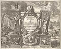 Antonium a Burgundia's Linguae Vitia et Remedia Emblematice Expressa Title Page Original Engraving and Etching by the Flemish artists Jacobus Neefs and Andries Pauwels designed by Abraham van Diepenbeeck