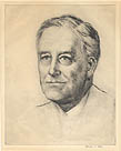 Franklin Delano Roosevelt by Roselle Hellenberg Osk