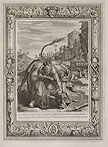 Achelous in the Shape of a Bull is Vanquished by Hercules by Bernard Picart