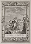 Arion Preserved by a Dolphin by Hercules by Bernard Picart