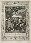Meleager Presents the Boar's Head to Atalanta by Hercules by Bernard Picart
