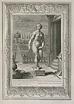Pygmalion is Enamored with a Statue he had Made and Venus at his Prayer Transforms it into a Woman by Hercules by Bernard Picart