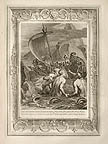 Ulysses and his Companions Avoid the Charms of the Sirens Original engraving by Bernard Picart