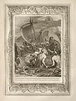 Ulysses and his Companions Avoid the Charms of the Sirens Original engraving by Bernard Picart